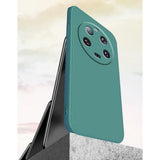 Interior husă Xiaomi 14 Ultra cu căptușeală din microfibră moale, culoare verde
