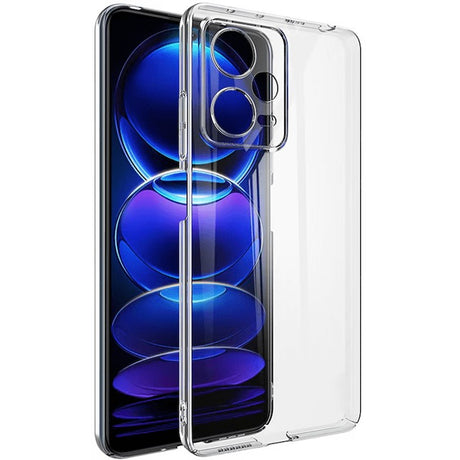Husă TPU transparentă Xiaomi Redmi 12 Pro Protect Plus cu Dust Plug, vedere frontală