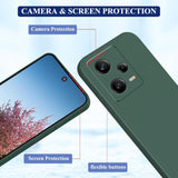 Husă silicon lichid verde Xiaomi Redmi Note 12 Pro 5G, compatibilă incarcare wireless
