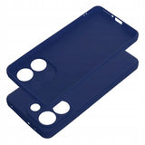 Decupaje precise husă Liquid Silicone Redmi Note 13 5G, acces porturi și butoane, albastru