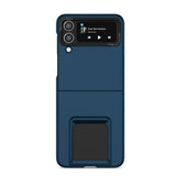 Husa de Protectie, Vivimall, pentru Samsung Galaxy Z Flip 5, din PC, cu Pliere Tridimensionala, Multifunctionala, Albastra - vivimall.ro