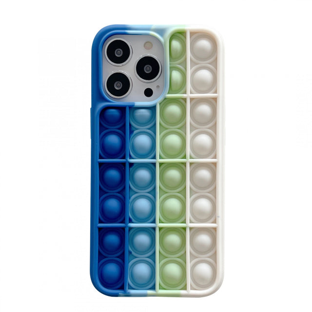 Husa de protectie Flippy Pop It compatibila cu Apple iPhone 13 Pro,Model 6,Multicolor - vivimall.ro