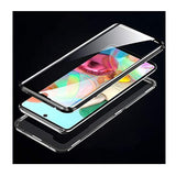 Husa de protectie Magnetic 360, Folie sticla inclusa, pentru Apple iPhone 7 Plus, Negru - vivimall.ro