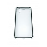Husa de protectie Magnetic 360, Folie sticla inclusa, pentru Apple iPhone X, Argintiu - vivimall.ro