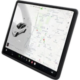 Husa de Protectie Margini Ecran Frontal Tesla, Flipp, Compatibil cu Tesla Model 3/Y, din TPE, Negru - vivimall.ro