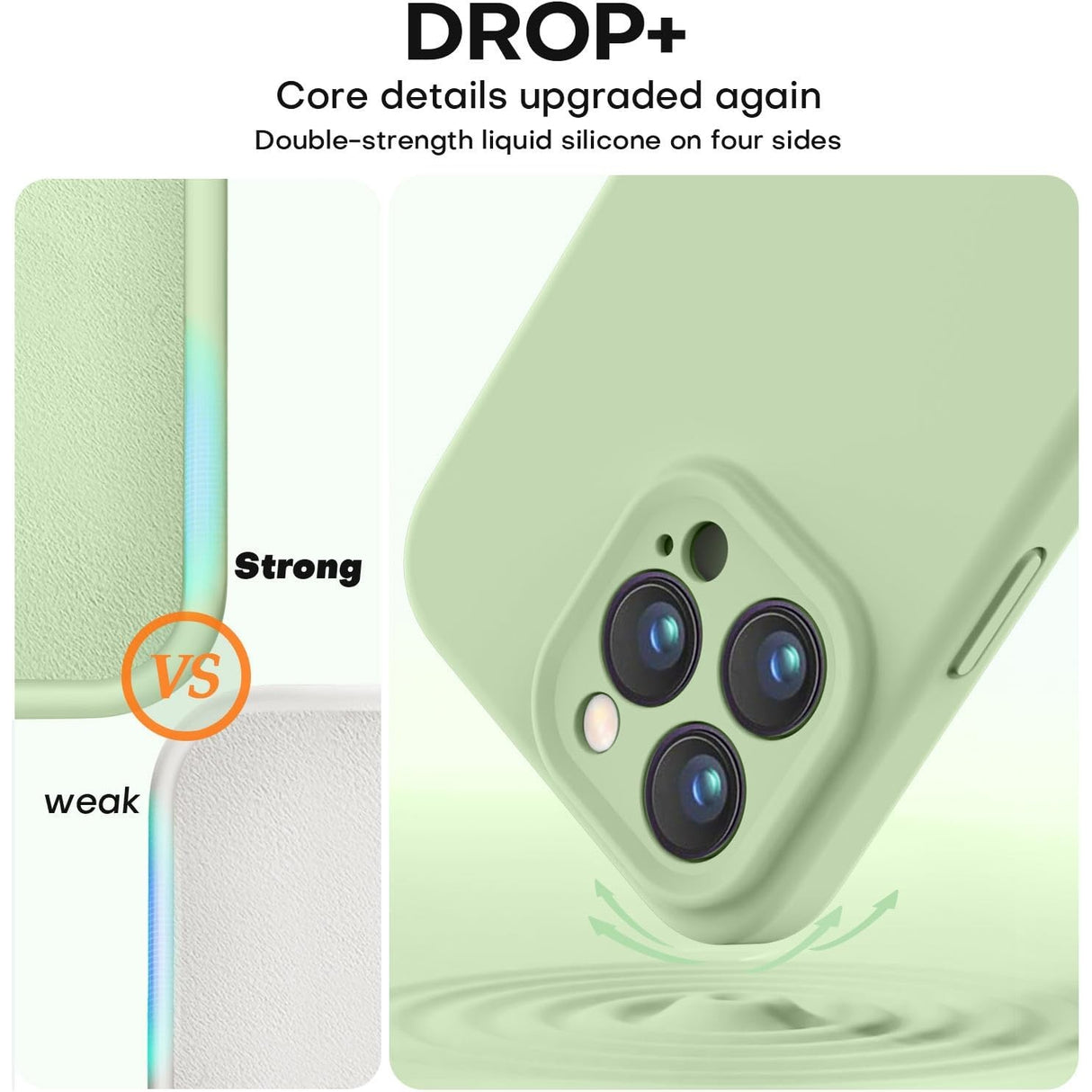 Husa de Protectie Matte TPU, Vivimall, pentru Apple iPhone 16 Pro Max, Protectie Camera, Antisoc, Antizgariere, Antialunecare, Acoperire Completa, Verde - vivimall.ro