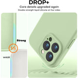 Husa de Protectie Matte TPU, Vivimall, pentru Apple iPhone 16 Pro Max, Protectie Camera, Antisoc, Antizgariere, Antialunecare, Acoperire Completa, Verde - vivimall.ro