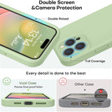 Husa de Protectie Matte TPU, Vivimall, pentru Apple iPhone 16 Pro Max, Protectie Camera, Antisoc, Antizgariere, Antialunecare, Acoperire Completa, Verde - vivimall.ro