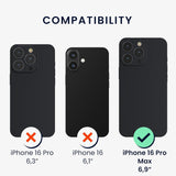 Husa de Protectie Matte TPU, Vivimall, pentru Apple iPhone 16 Pro Max, Protectie Camera, Antisoc, Antizgariere, Antialunecare, Acoperire Completa, Verde - vivimall.ro