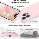 Husa de Protectie Matte TPU, Vivimall, pentru Apple iPhone 16 Pro Max, Protectie Camera, Antisoc, Antizgariere, Antialunecare, Acoperire Completa, Roz - vivimall.ro