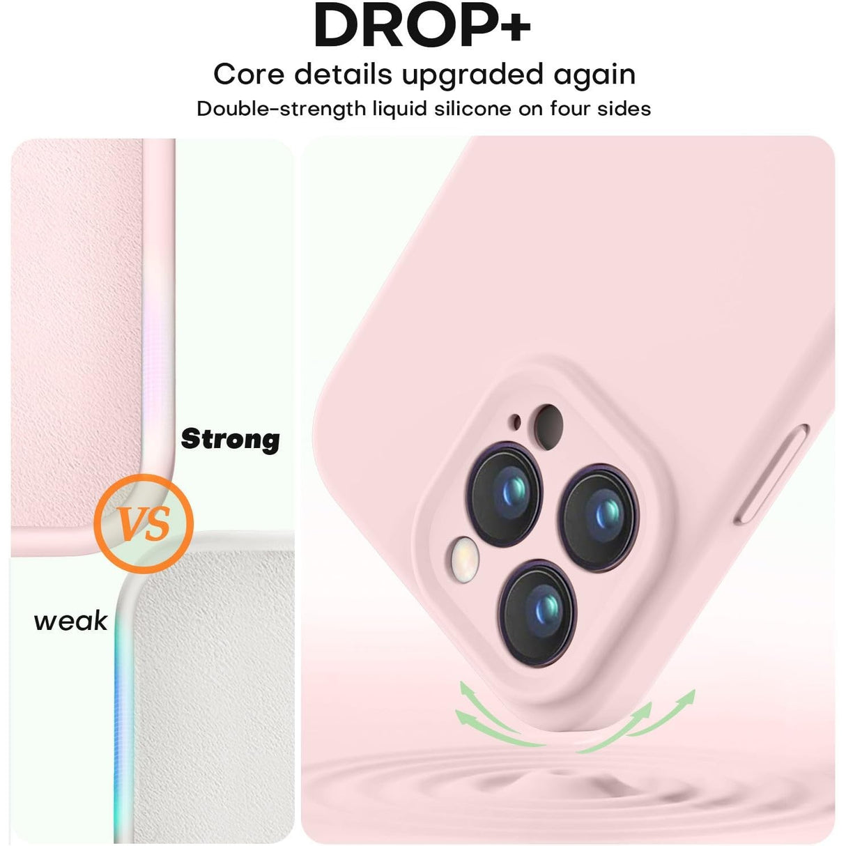 Husa de Protectie Matte TPU, Vivimall, pentru Apple iPhone 16 Pro Max, Protectie Camera, Antisoc, Antizgariere, Antialunecare, Acoperire Completa, Roz - vivimall.ro