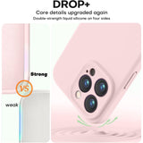Husa de Protectie Matte TPU, Vivimall, pentru Apple iPhone 16 Pro Max, Protectie Camera, Antisoc, Antizgariere, Antialunecare, Acoperire Completa, Roz - vivimall.ro