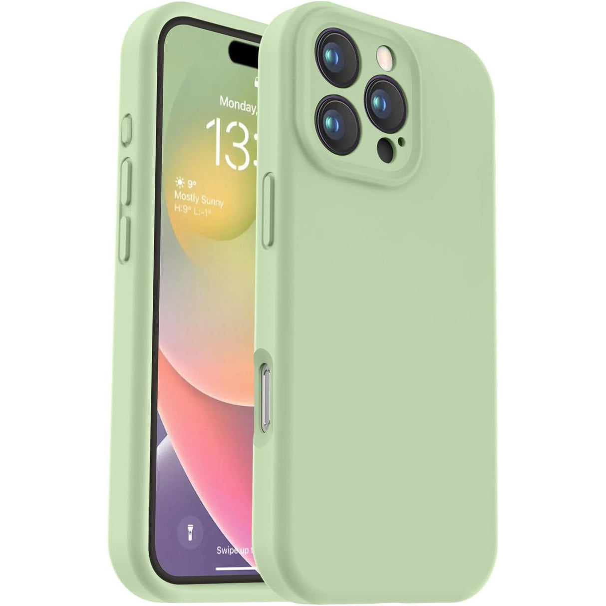 Husa de Protectie Matte TPU, Vivimall, pentru Apple iPhone 16 Pro Max, Protectie Camera, Antisoc, Antizgariere, Antialunecare, Acoperire Completa, Verde - vivimall.ro