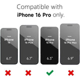 Husa de Protectie Matte TPU, Vivimall, pentru Apple iPhone 16 Pro, Protectie Camera, Antisoc, Antizgariere, Antialunecare, Acoperire Completa, Verde - vivimall.ro