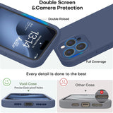 Husa de Protectie Matte TPU, Vivimall, pentru Apple iPhone 16 Pro, Protectie Camera, Antisoc, Antizgariere, Antialunecare, Acoperire Completa, Albastru - vivimall.ro