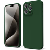Husă Matte TPU verde pentru OnePlus Nord CE2 Lite, vedere frontală, protecție cameră și margini