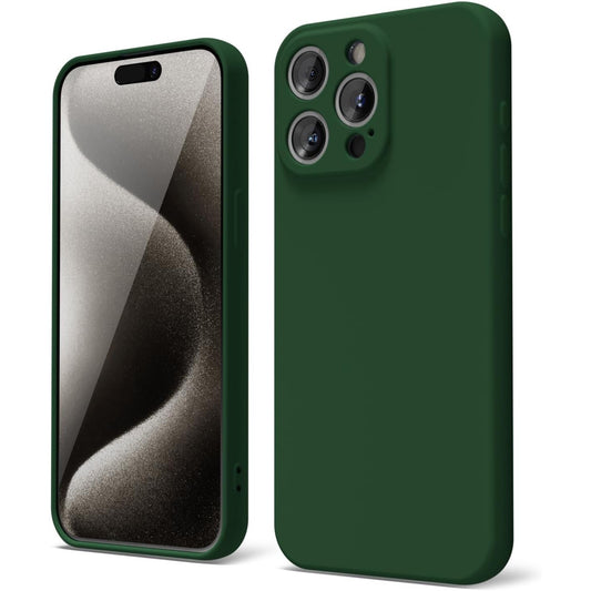 Husa de Protectie Matte TPU, Vivimall, pentru Realme 11 Pro, Protectie Camera, Antisoc, Antizgariere, Antialunecare, Acoperire Completa, Verde - vivimall.ro