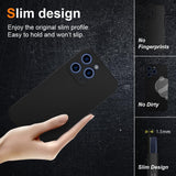 Husa de Protectie Matte TPU, Vivimall, pentru Realme C53, Protectie Camera, Antisoc, Antizgariere, Antialunecare, Acoperire Completa, Negru - vivimall.ro