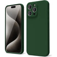 Husa de Protectie Matte TPU, Vivimall, pentru Realme C53, Protectie Camera, Antisoc, Antizgariere, Antialunecare, Acoperire Completa, Verde - vivimall.ro