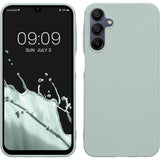 Husă Matte TPU verde pentru Samsung Galaxy A55 5G, vedere frontală, protecție completă antisoc