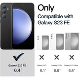 Husă de protecție antisoc Samsung Galaxy S23 FE 5G, TPU mat albastru, acoperire completă