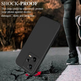 Husa de Protectie Matte TPU, Vivimall, pentru Xiaomi Redmi 12 Pro, Protectie Camera, Antisoc, Antizgariere, Antialunecare, Acoperire Completa, Negru - vivimall.ro