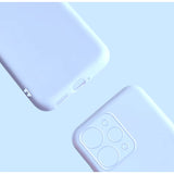 Husă Matte TPU Xiaomi Redmi 12 Pro albastru, vedere laterală, design slim antialunecare