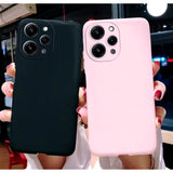Husa de Protectie Matte TPU, Vivimall, pentru Xiaomi Redmi 12 Pro, Protectie Camera, Antisoc, Antizgariere, Antialunecare, Acoperire Completa, Roz - vivimall.ro