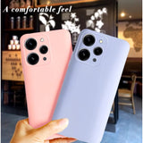 Husa de Protectie Matte TPU, Vivimall, pentru Xiaomi Redmi 12 Pro, Protectie Camera, Antisoc, Antizgariere, Antialunecare, Acoperire Completa, Roz - vivimall.ro