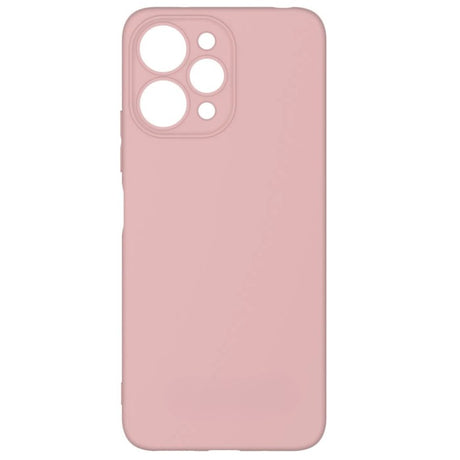 Husă Xiaomi Redmi 12 roz mat, detaliu buză ridicată protecție cameră