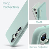 Husa de Protectie Matte TPU, Vivimall, pentru Xiaomi Redmi Note 12 5G, Protectie Camera, Antisoc, Antizgariere, Antialunecare, Acoperire Completa, Verde - vivimall.ro