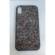 Husă iPhone 11 Pro Sparkling Glitter TPU negru, vedere frontală, efect sclipitor