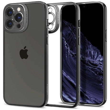 Husa de protectie pentru Apple iPhone 14 Plus, Flippy, Bracket series cu suport si protectie pentru camera, Transparent - vivimall.ro
