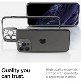 Husa de protectie pentru Apple iPhone 14 Pro, Flippy, Bracket series cu suport si protectie pentru camera, Transparent - vivimall.ro