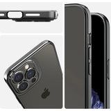 Husa de protectie pentru Apple iPhone 14 Pro, Flippy, Bracket series cu suport si protectie pentru camera, Transparent - vivimall.ro