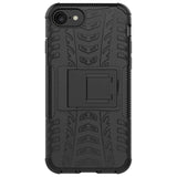 Husa de protectie Flippy pentru Apple iPhone 7/8 Defender Model 3 cu Suport, Negru - vivimall.ro