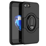 Husa de protectie pentru Apple iPhone 7/8 Ipaky Ring Negru - vivimall.ro