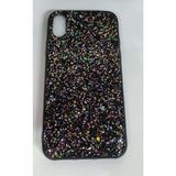 Husa de protectie pentru Apple iPhone X/XS Sparkling Glitter TPU Negru - vivimall.ro