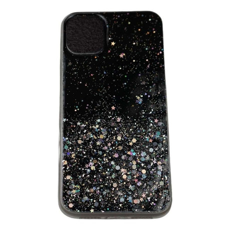 Husa de protectie pentru Apple iPhone XR Luxury Glitter Stelute Negru - vivimall.ro