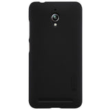 Husa de protectie pentru Asus Zenfone Go Nillkin Frosted Shield Negru + Folie de protectie - vivimall.ro
