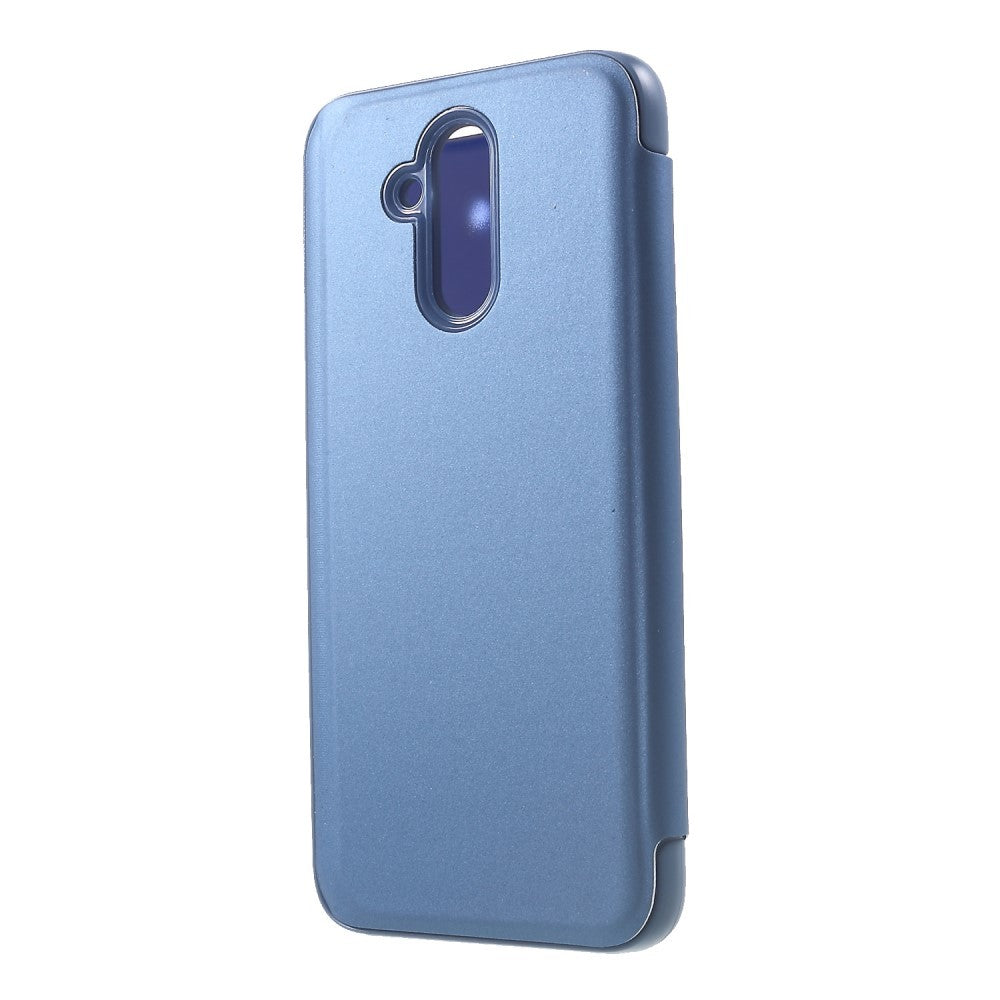 Husa de protectie pentru Huawei Mate 20 Lite Flip Cover Oglinda Albastru - vivimall.ro