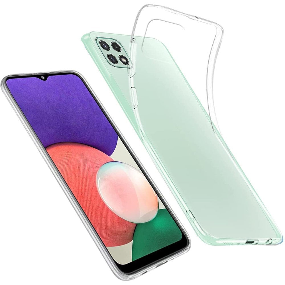 Husa de protectie pentru Samsung Galaxy A22 5G, Flippy, TPU Transparenta - vivimall.ro