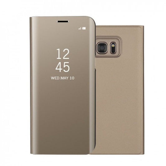 Husa de protectie pentru Huawei P Smart Flip Cover Oglinda Auriu - vivimall.ro