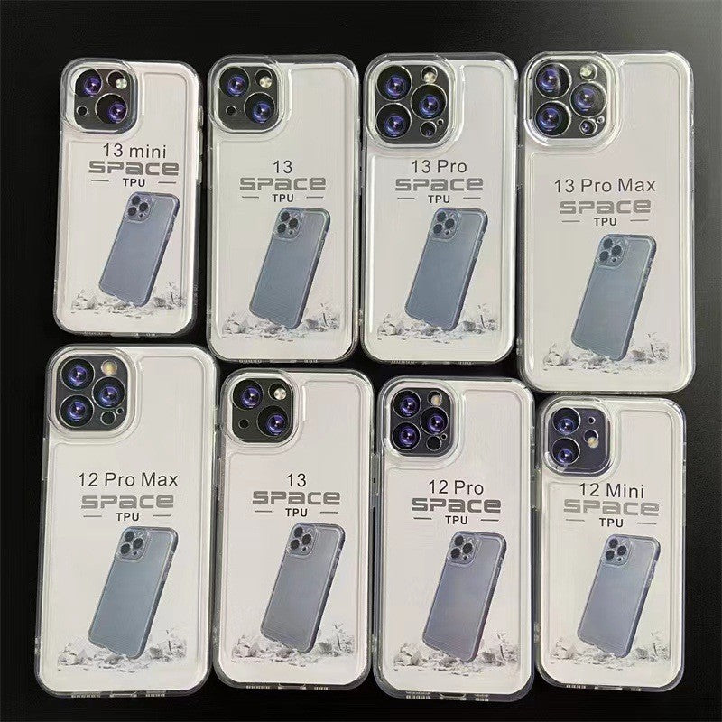 Husa de protectie pentru iPhone 14 Pro, Flippy, Space TPU Transparenta - vivimall.ro