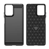 Husă protecție 360° Motorola Moto G04 5G, decupaje butoane și cameră, negru