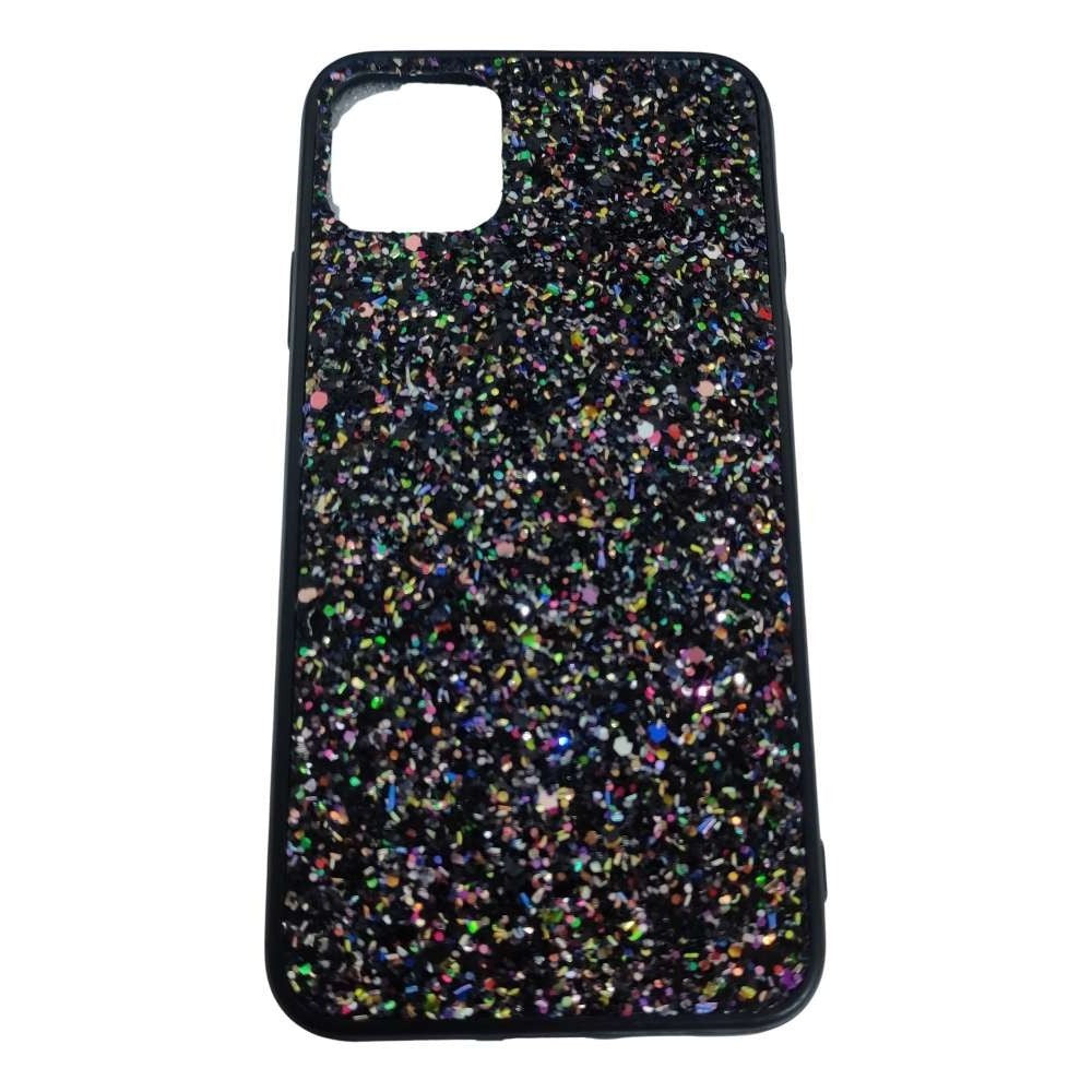 Husa de protectie pentru pentru Apple iPhone 11 Pro Max Sparkling Glitter TPU Negru - vivimall.ro