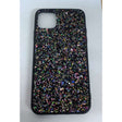 Husă Sparkling Glitter TPU neagră pentru Apple iPhone 11 Pro Max, vedere frontală cu efect sclipitor