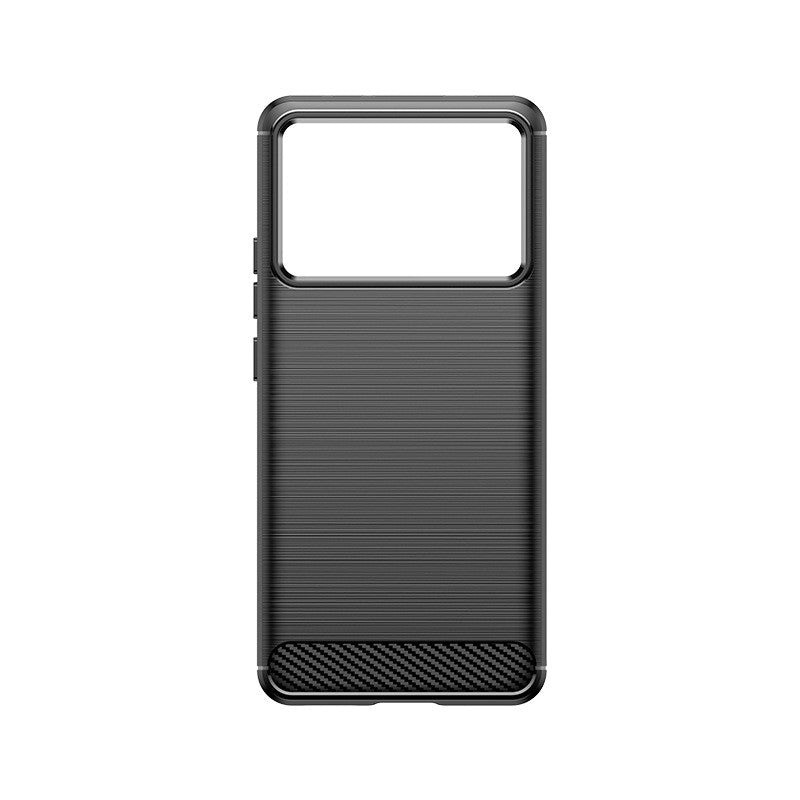 Husa de Protectie pentru Xiaomi Redmi Note 13C 5G, Vivimall, Protectie 360, din TPU cu element de Carbon, Anti Alunecare, 1.8 mm, Negru - vivimall.ro