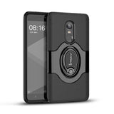 Husa de protectie pentru Xiaomi Redmi Note 4X Ipaky Ring Negru - vivimall.ro