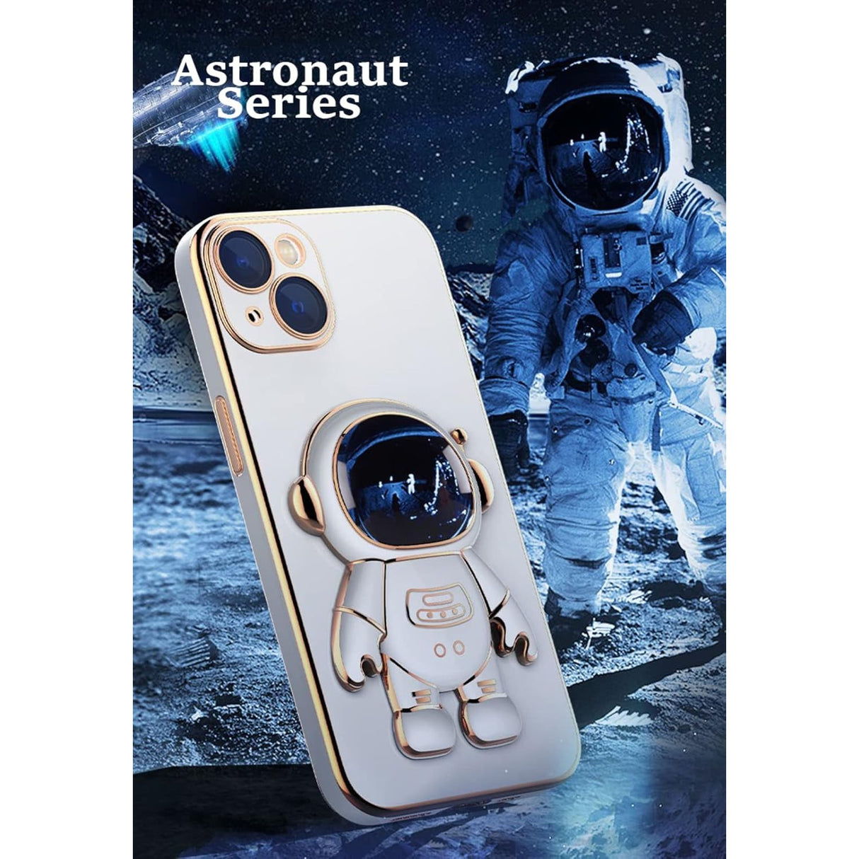 Protecție cameră husă TPU albastru Apple iPhone 15 Plus, ramă proeminentă obiectiv, detaliu